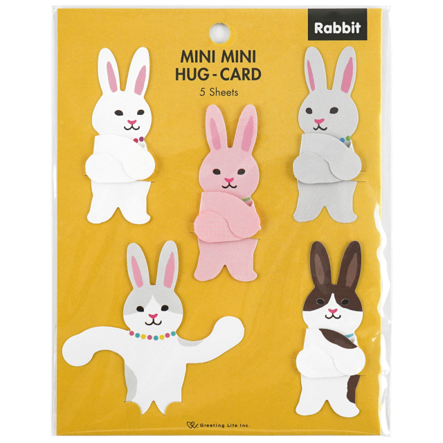 Minikort Kanin 5-pakning