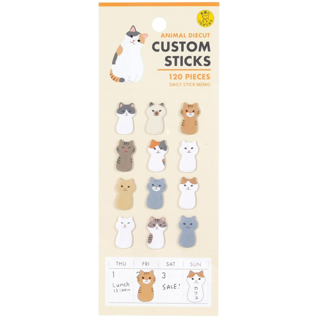 Stickers Cats 120-pakning