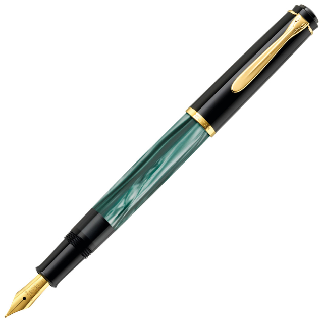 Classic M200 Fyllepenn Green-marbled