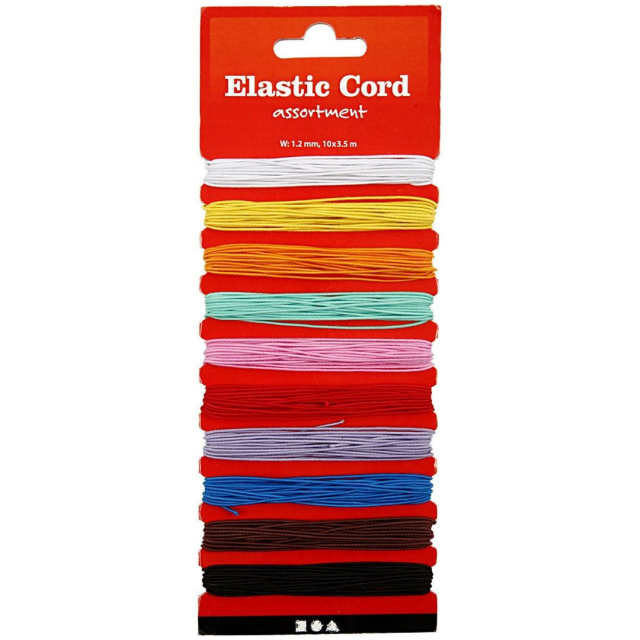 Elastisk smykketråd 10 x 3,5 m
