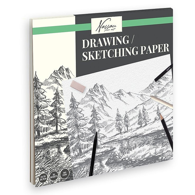 Skissepapir 29,7x29,7 cm 180g