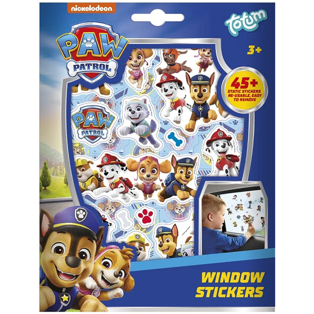 Paw Patrol vindusklistremerker (3 år+)