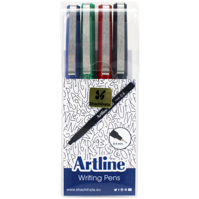 Fineliner 200 0.4 mm 4-pakning