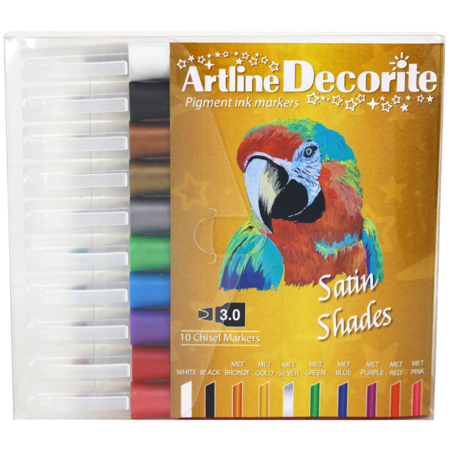Decorite Calligraphy 10-pakning Satin