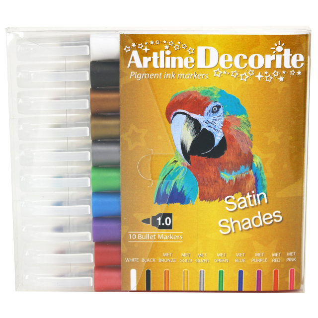 Decorite Marker 10-pakning Satin