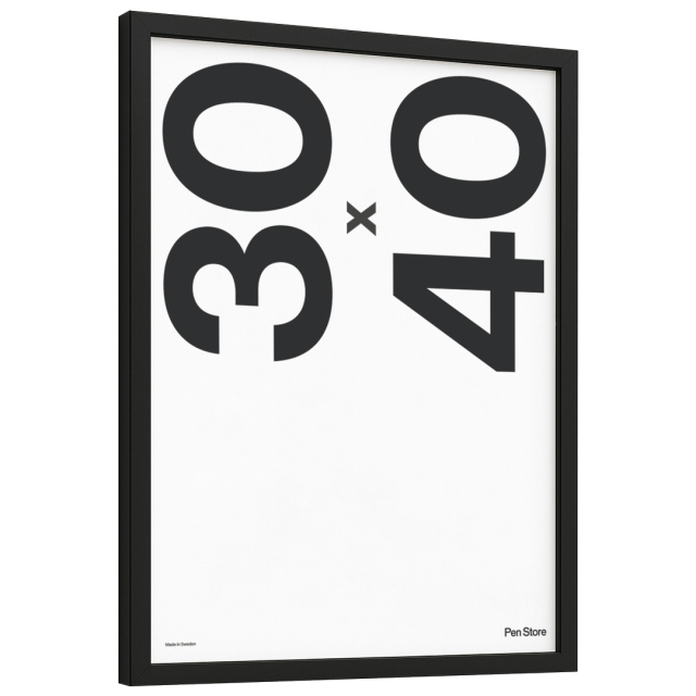 Treramme Svart 30x40 cm