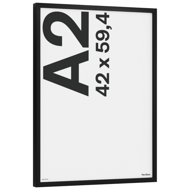 Treramme Svart 42x59,4 cm A2