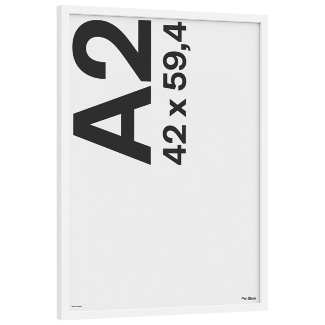 Treramme Hvit 42x59,4 cm A2