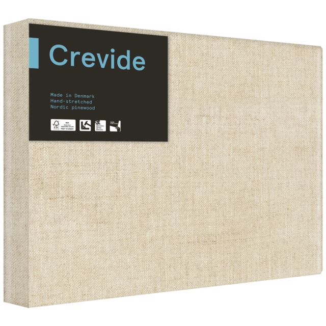 Dyp 3D lerret Naturlin 41x33