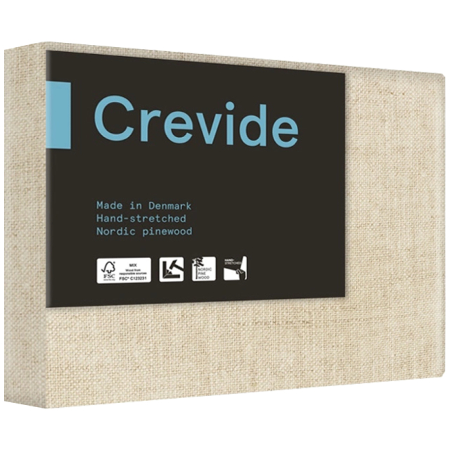 Dyp 3D lerret Naturlin 24x19