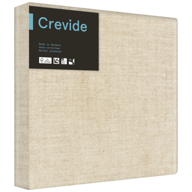 Dyp 3D lerret Naturlin 40x40