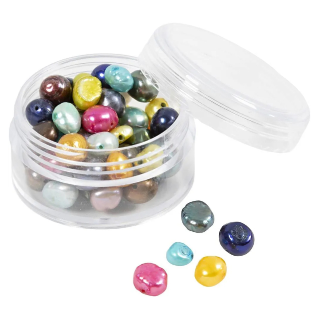 Ferskvannsperler Colour mix 60-pakning