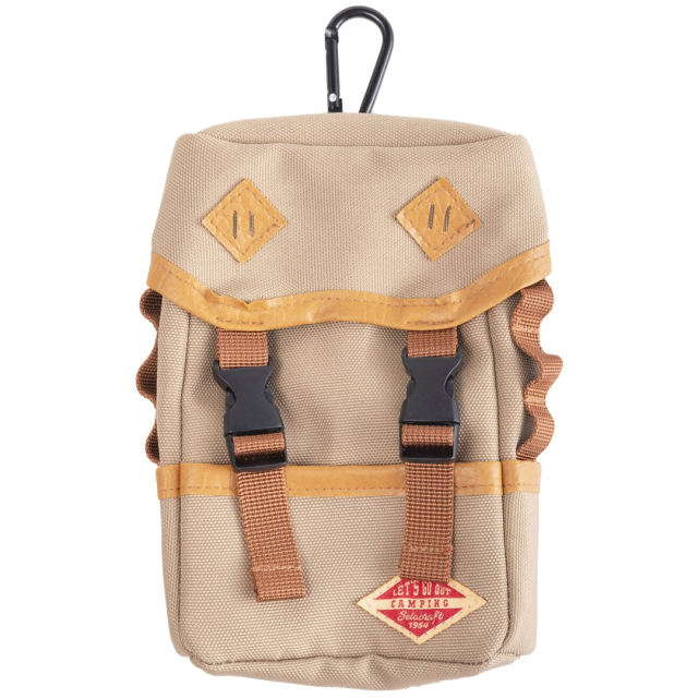Oppbevaringspose Mini Backpack Pouch Beige