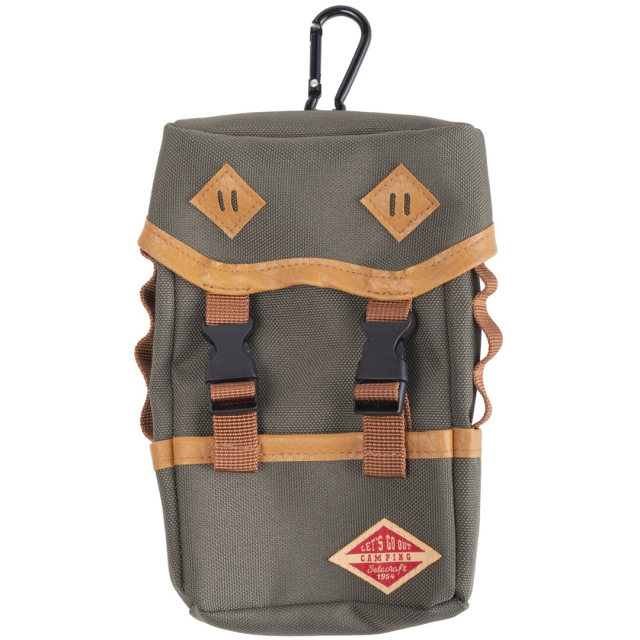 Oppbevaringspose Mini Backpack Pouch Khaki