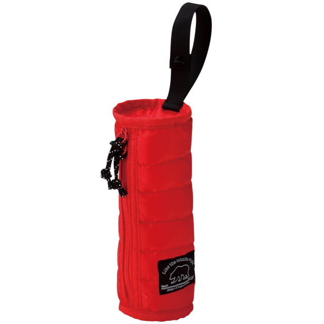 Pennefutteral Faux Down Rød