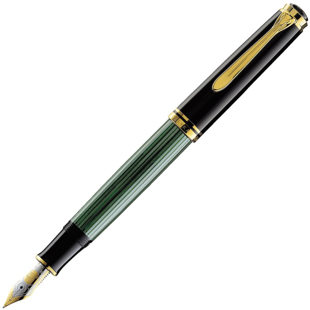 Souverän M1000 Fyllepenn Black/Green