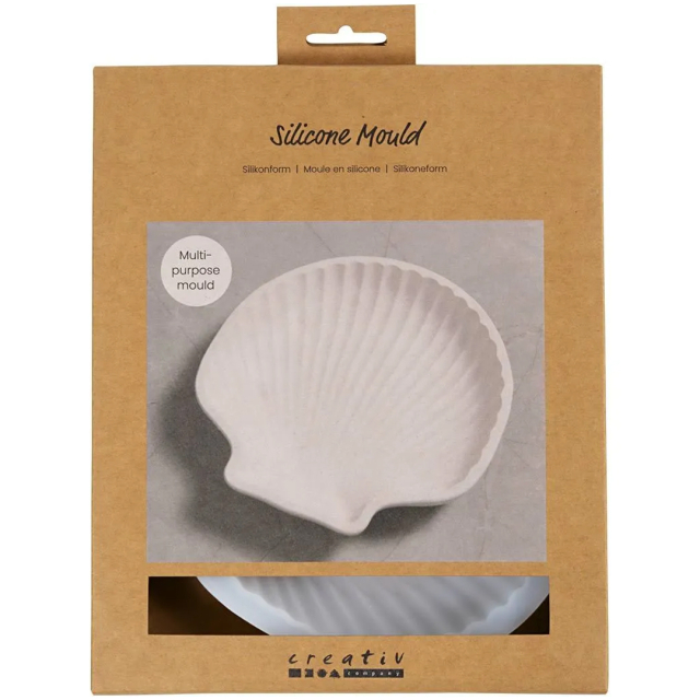 Silikonform Muslingskall