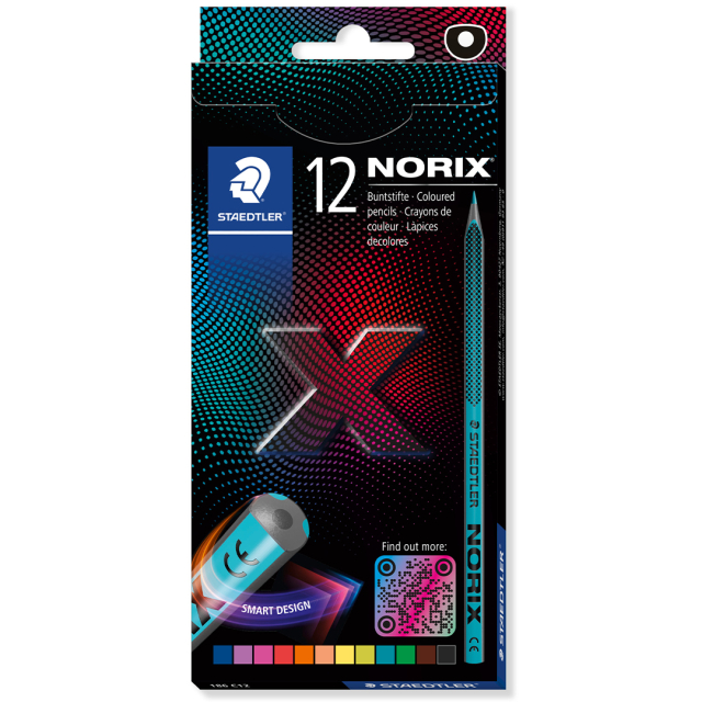 Fargeblyanter Norix 12-pakning
