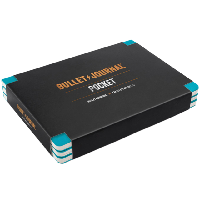 Bullet Journal Pocket 3-pack Turquoise25
