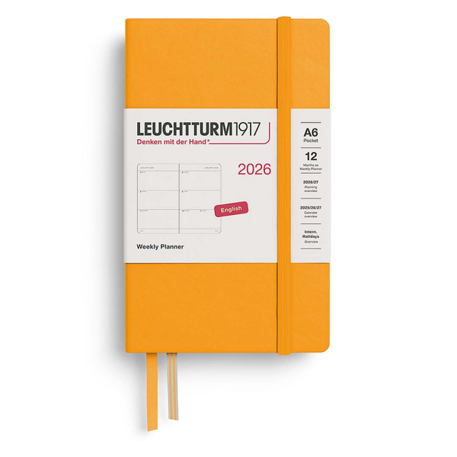 Kalender Weekly Planner 2026 A6 Rising Sun