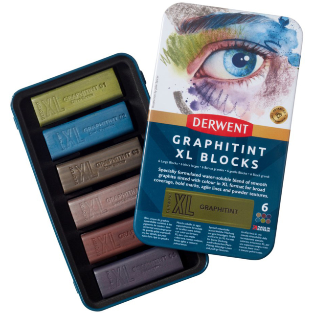 Graphitint XL Blocks Tin 6-sett