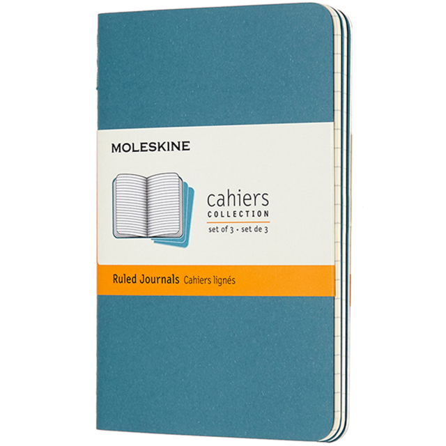 Cahier Notebook Pocket Brisk Blue Linjert