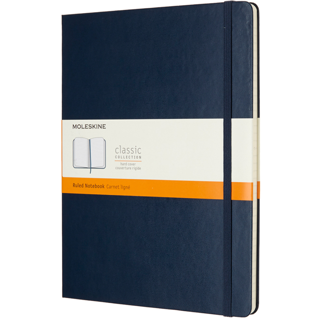 Classic Hard Cover Notebook XL Blue