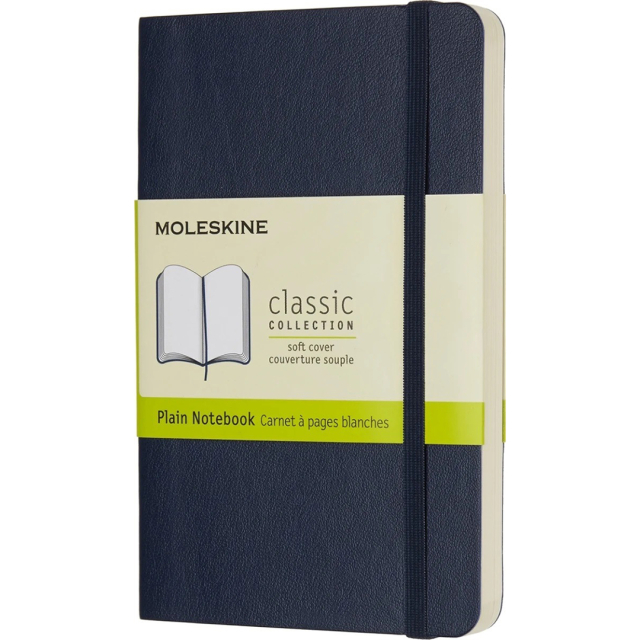 Classic Soft Cover Notebook Pocket Blue Ulinjert