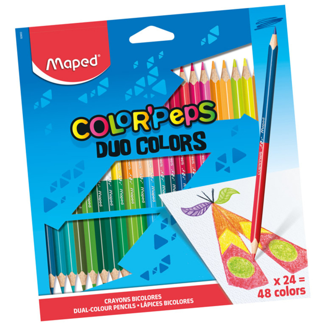 Fargeblyanter Color’Peps Duo Colors 24-sett