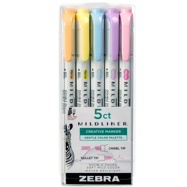 Mildliner 5-pakning Gentle 