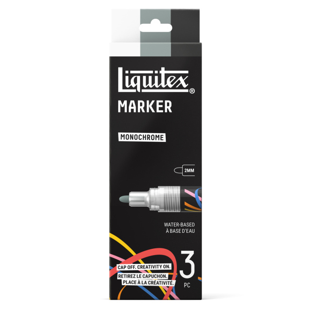 Marker Monochrome 3-sett