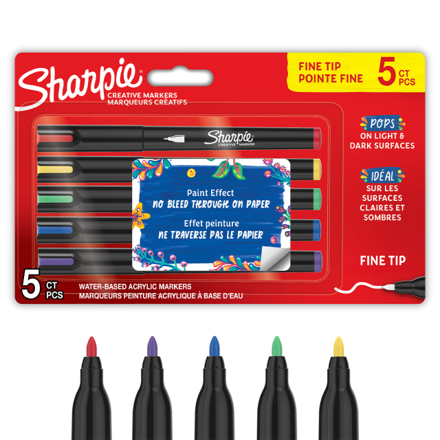 Creative Marker Fine Tip 5‑pakke