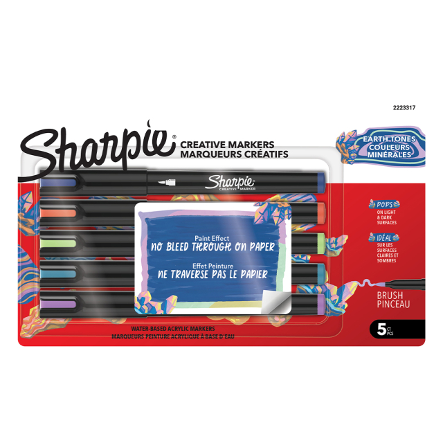 Creative Marker Brush Tip 5‑pakke Earth Tones