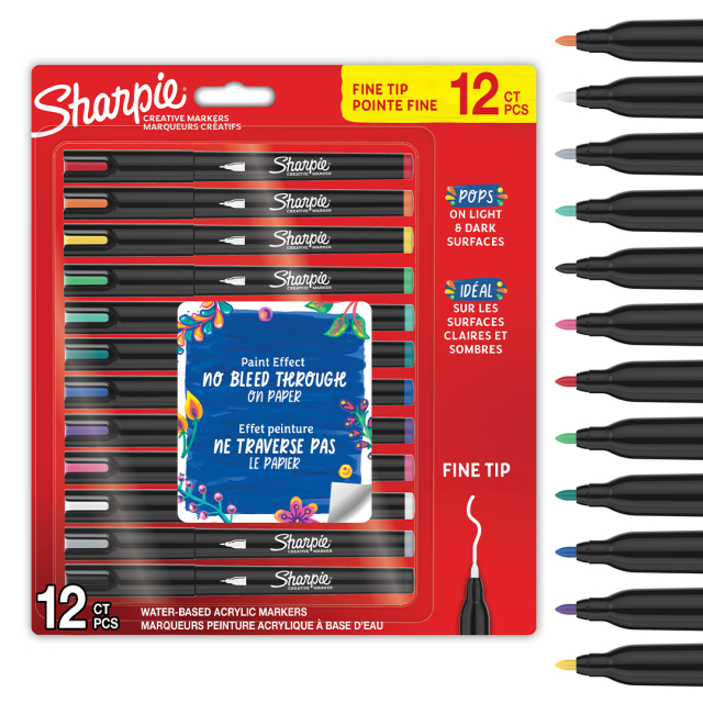 Creative Marker Fine Tip 12‑pakke