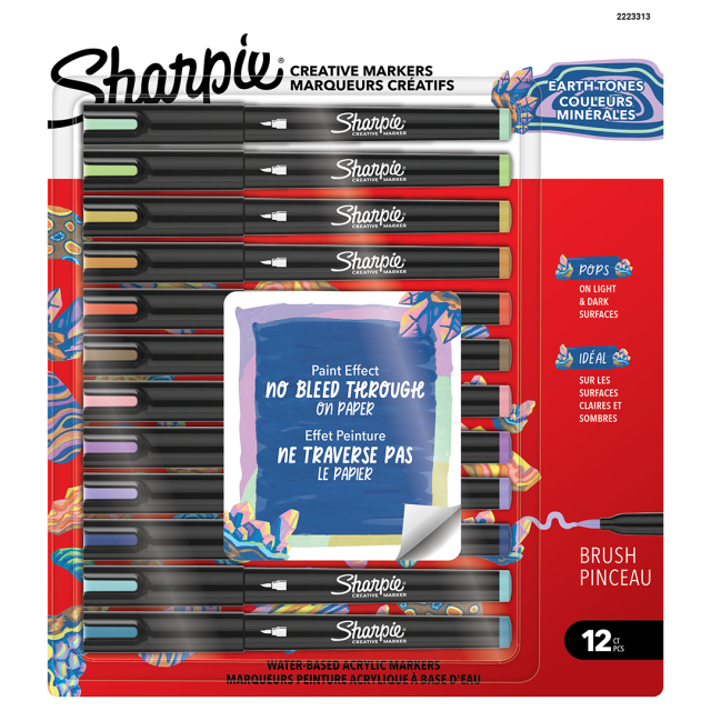 Creative Marker Brush Tip 12‑pakke Earth Tones