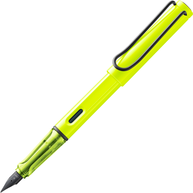 Safari Fyllepenn Neon Yellow