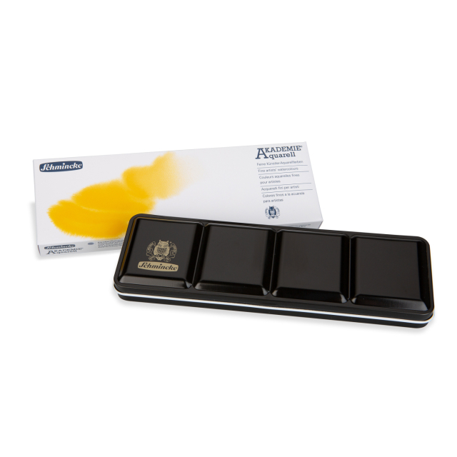Akademie Aquarell Half Pans 12-set + 12 tomme