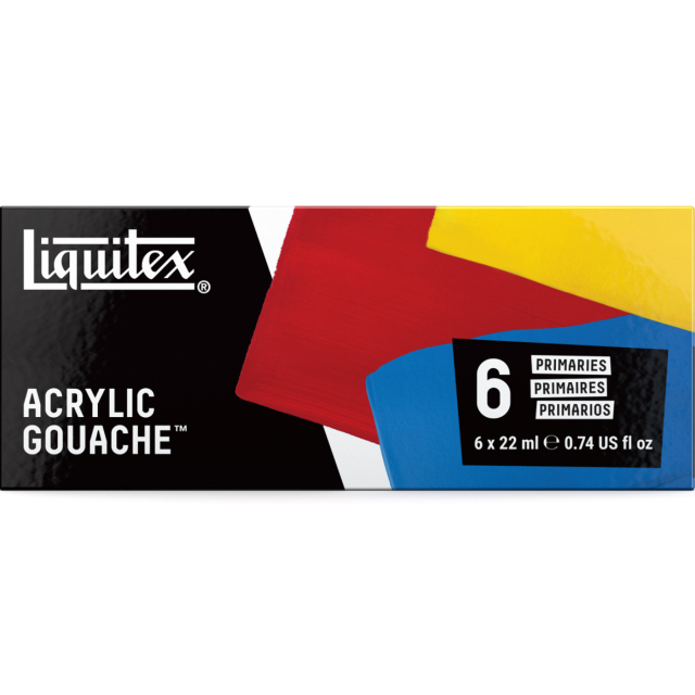 Gouachemaling Primaries Set 6x22 ml