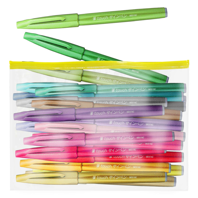 Fude Touch Brush Sign Pen 36-sett