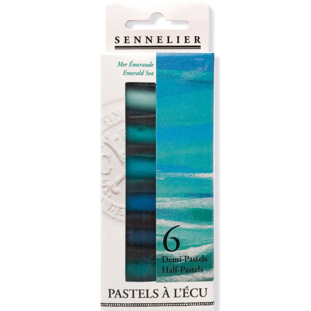 Mykpastell 1/2 à l'écu Emerald Sea 6-sett