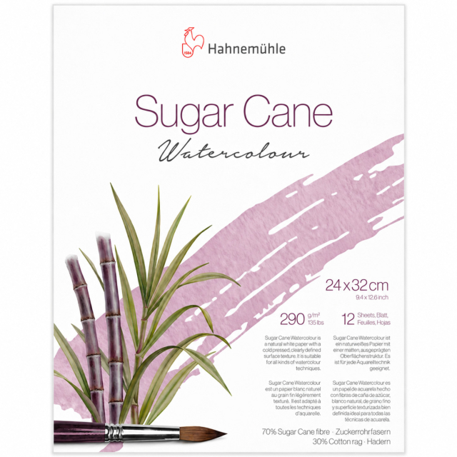 Akvarellblokk Sugar Cane 290g 24x32 cm