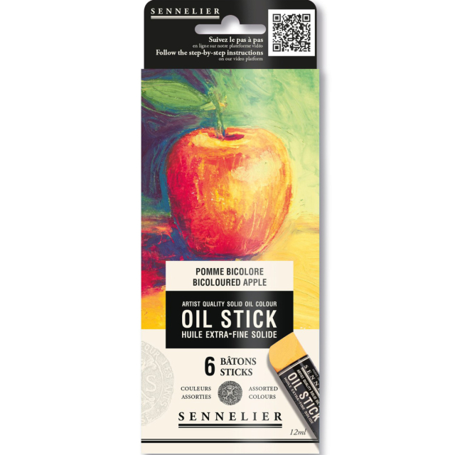 Oil Stick Mini 6-sett Bicoloured apple