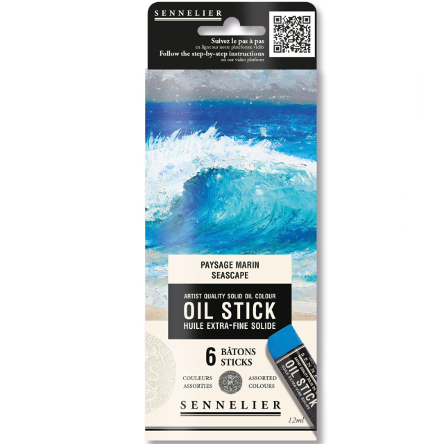 Oil Stick Mini 6-sett Seascape