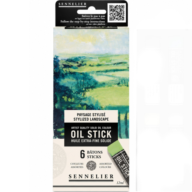 Oil Stick Mini 6-sett Stylish landscape