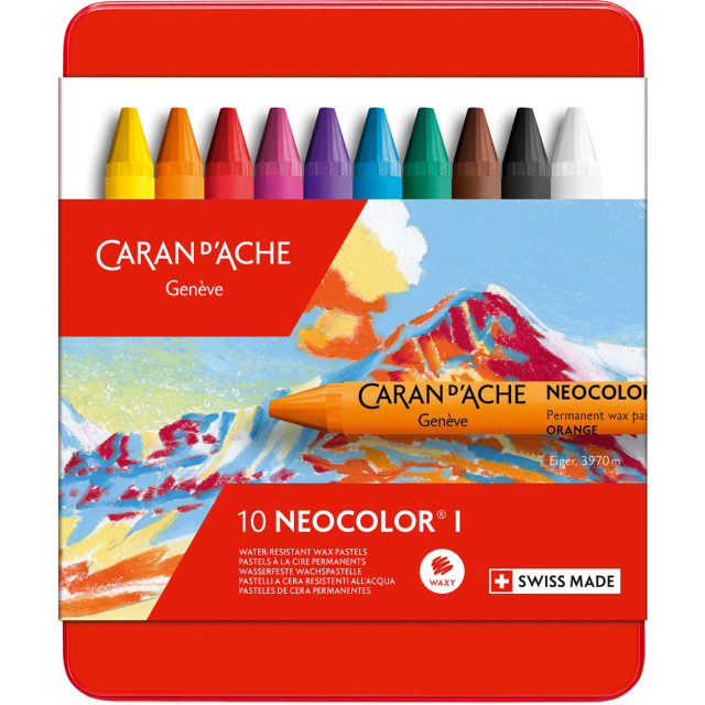 Neocolor I Pastellfargestifter 10-sett