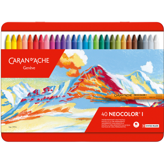 Neocolor I Pastellfargestifter 40-sett