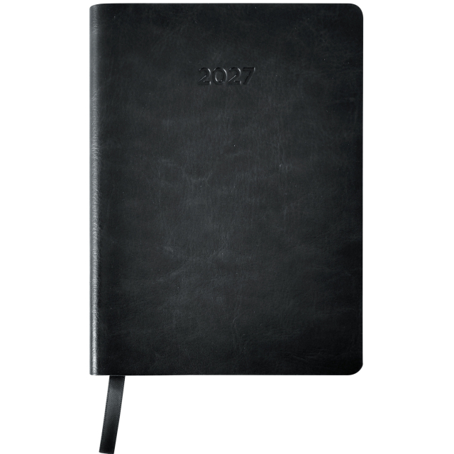 Kalender Björn 2027 A6 Weekly Horisontell Svart
