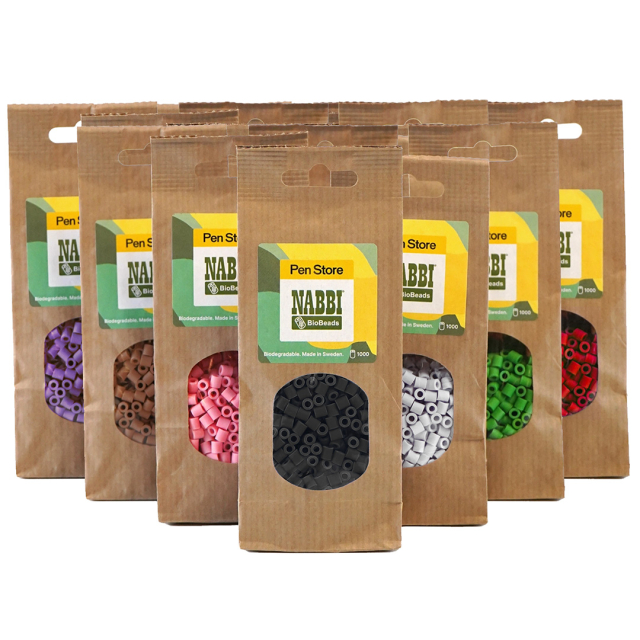 BioBeads Rørperler Midi Set 10 000 stk