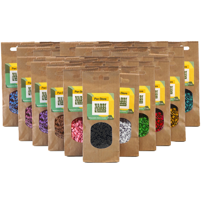 BioBeads Rørperler Midi Set 35 000 stk