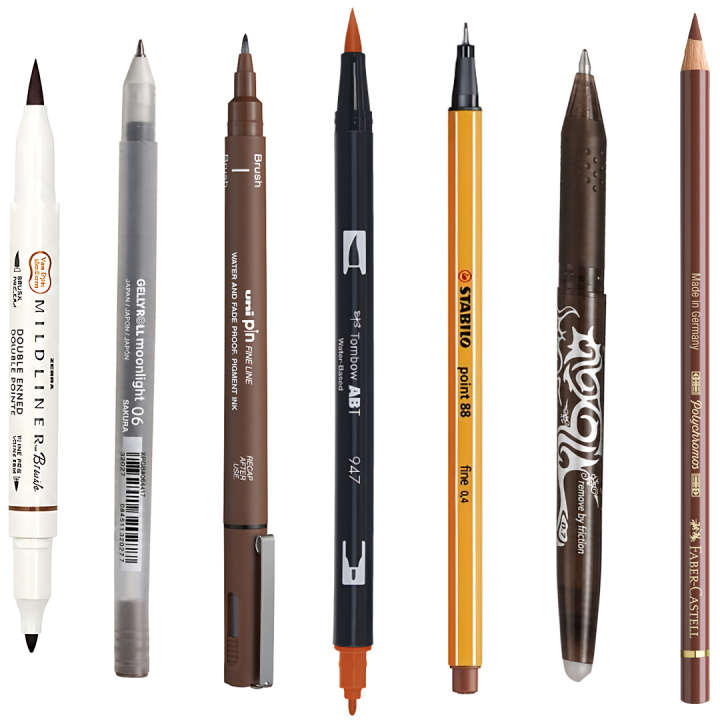 Sample kit Brun i gruppen Selected / Sample kits hos Pen Store (sample05_set)